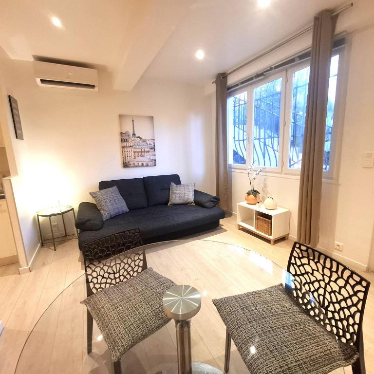 Cannes à pied Croisette et Plages Cosy apartment