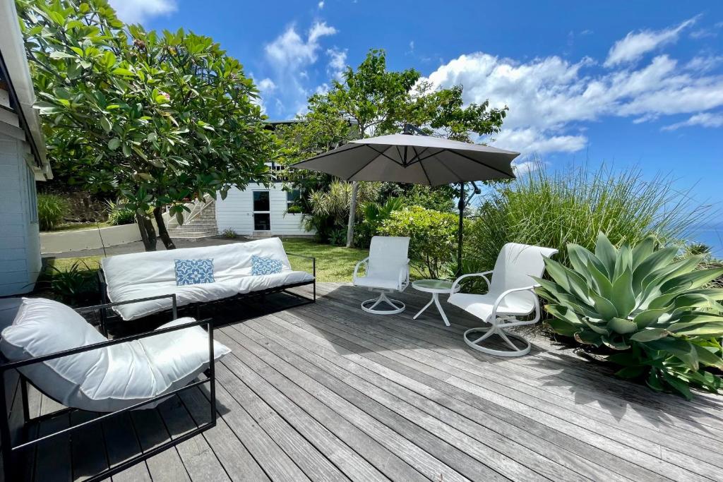 Villa Tiare Punaauia Piscine Vue panoramique Moorea 4 chambres - photo 10 - Tahiti, Polynésie
