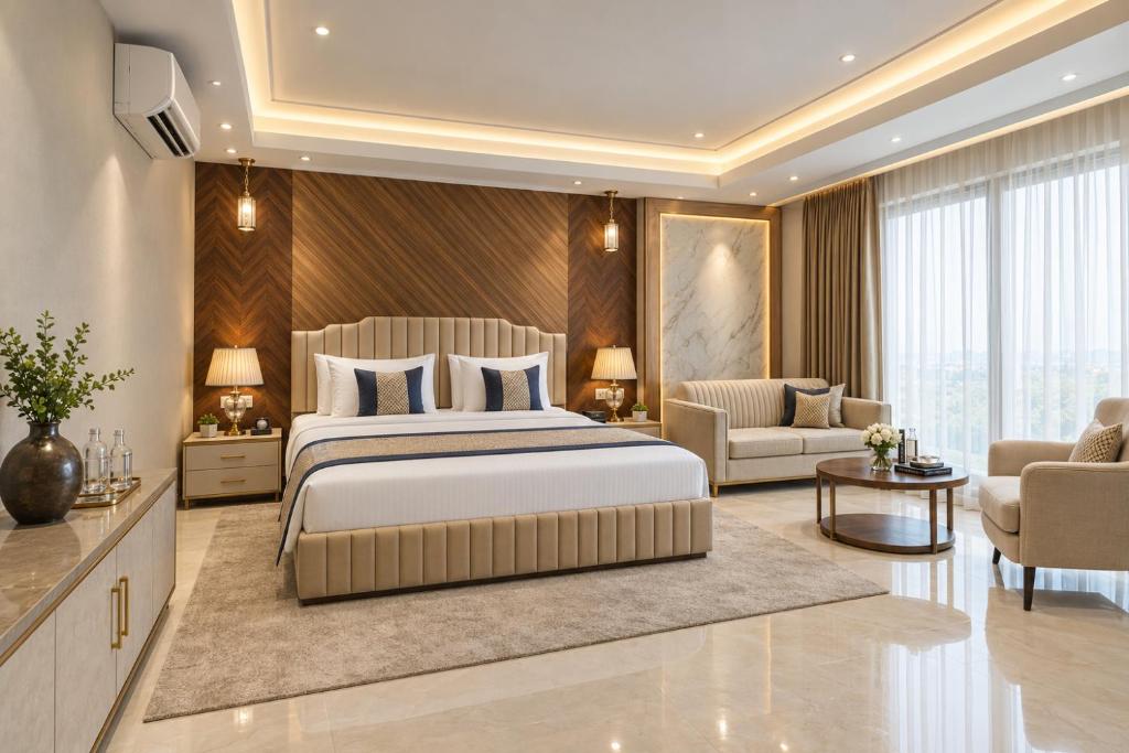 لابی و فضای عمومی Hotel Luxury Palace IGI Airport Delhi - تصویر ۵
