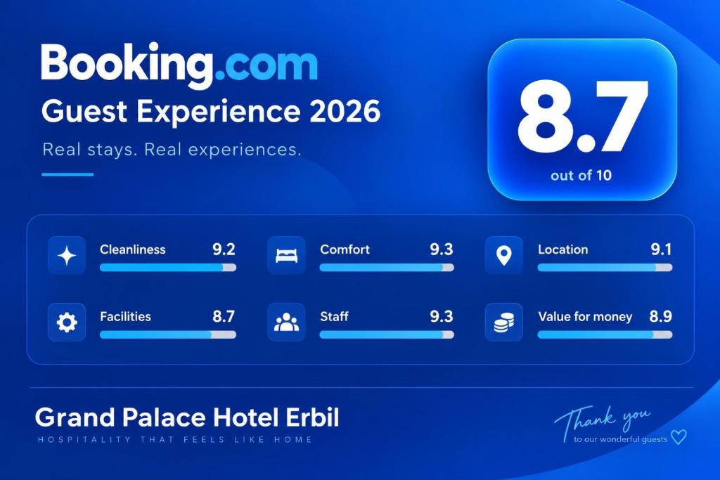تصویر اتاق‌های Grand Palace Hotel Erbil - تصویر ۲