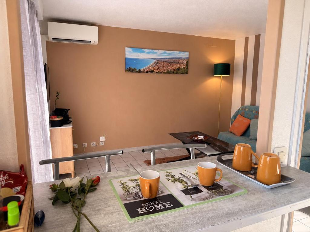 Joelle & Marc Nice 2 bedrooms apartment, near beach, AC, parking lot