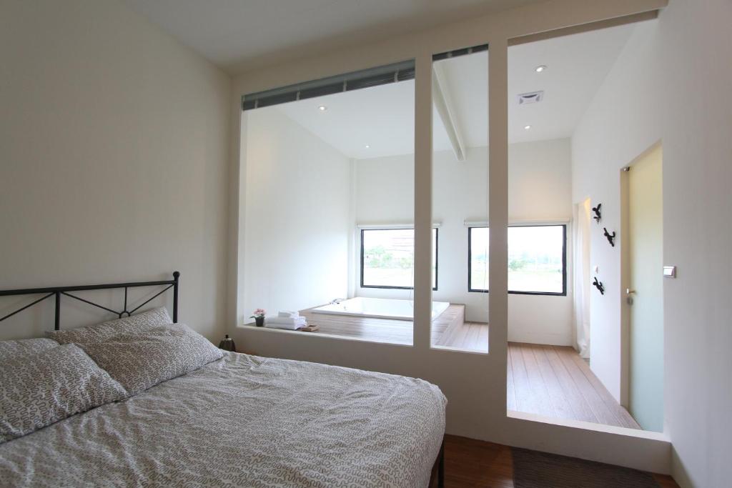 Jing An Lohas Homestay - Chambre Double Avec Vue Sur Le Jardin