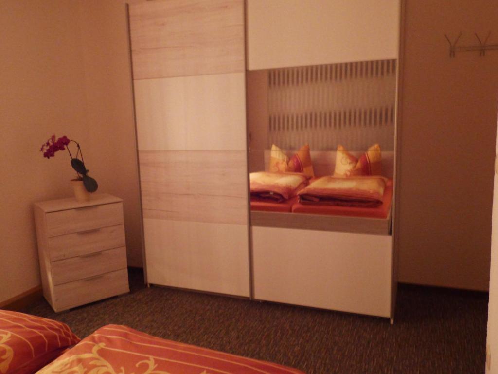 Postel nebo postele na pokoji v ubytování Ferienwohnung Einenkel