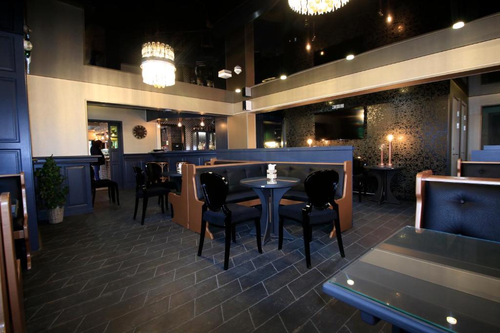 Posezení v ubytování Bakkalandet Hotel