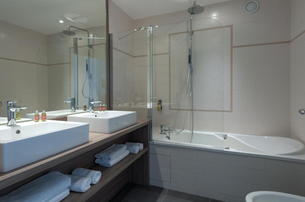 Koupelna v ubytování Hotel & Spa Radiana