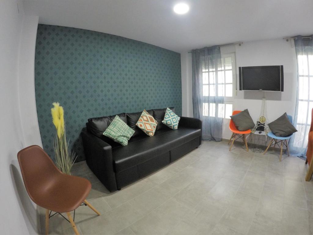 Posezení v ubytování PASACALLES Home by Cadiz4Rentals