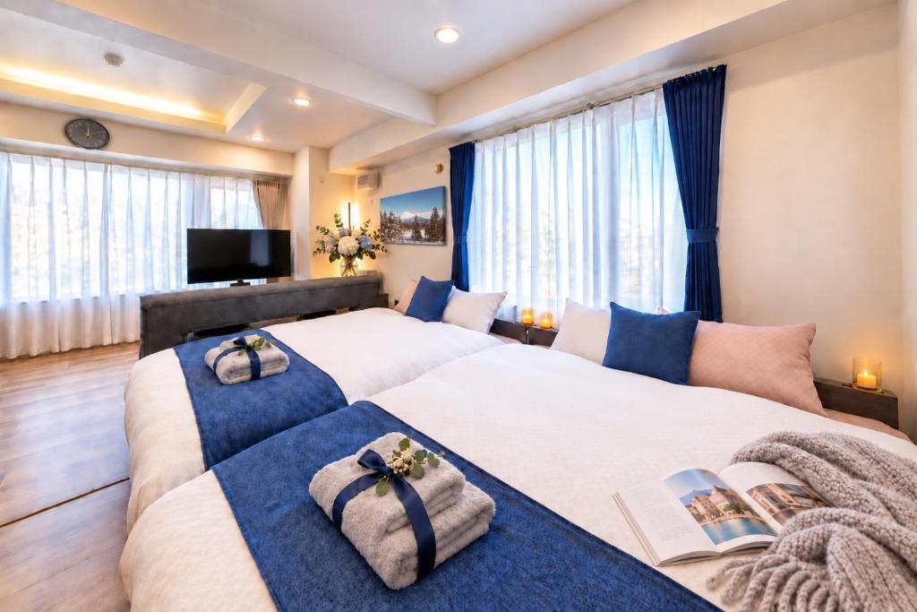 Urban Retreat Sapporo Susukino - 9 min to Susukino stn, 2 Queen beds, 1 min to convenience store