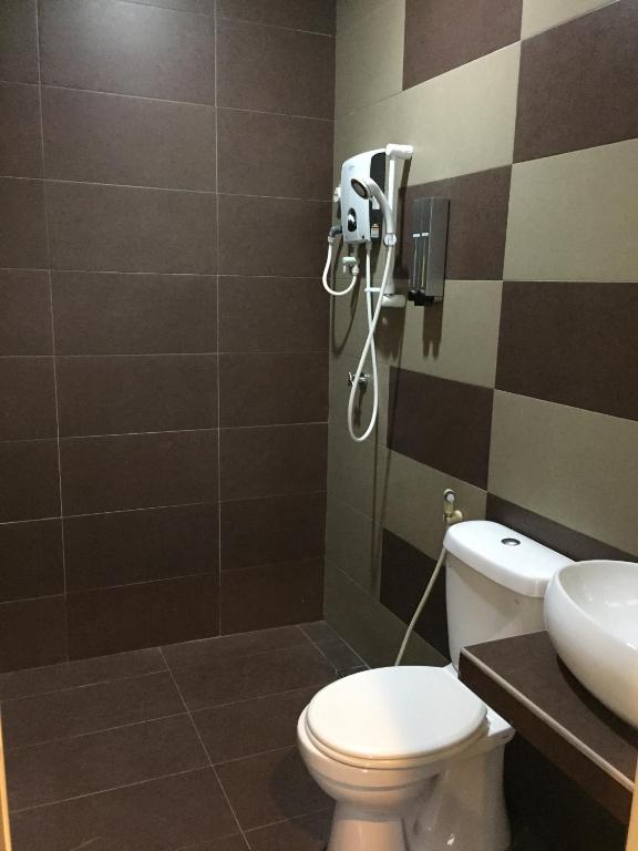 Koupelna v ubytování Homestay Muar