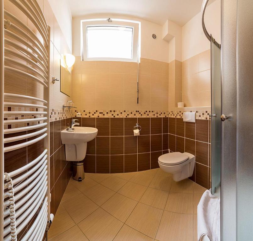Koupelna v ubytování Pension Zámecká Apartmá - Castle Apartments