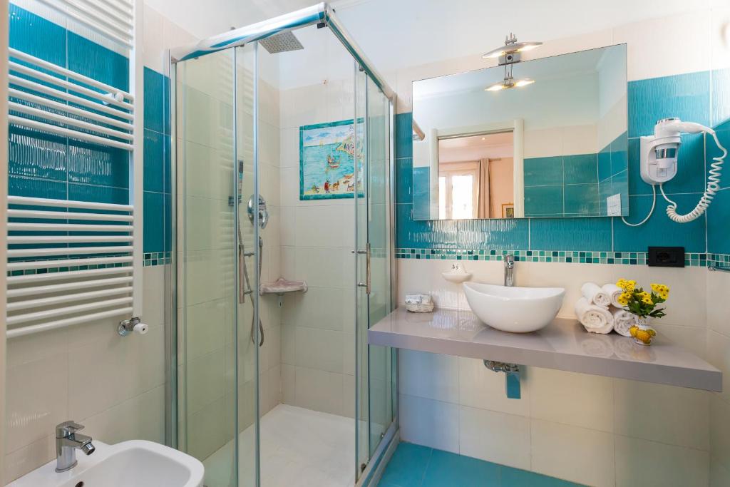 Koupelna v ubytování B&B Giacomino