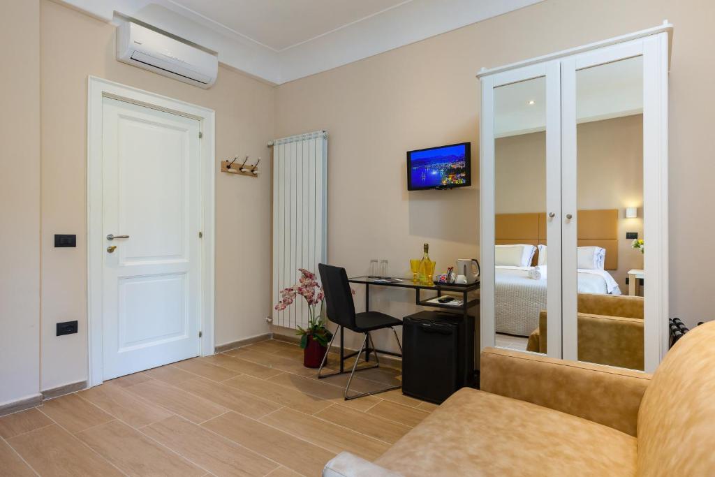Postel nebo postele na pokoji v ubytování B&B Giacomino