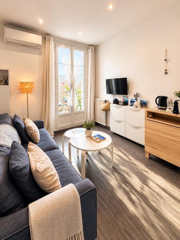 Studio Cocooning avec terrasse au calme Quartier Les Musiciens Mer à 7 minutes à pieds