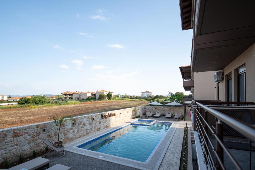 VagAthan - Lux Holidays - Doppelzimmer Mit Poolblick