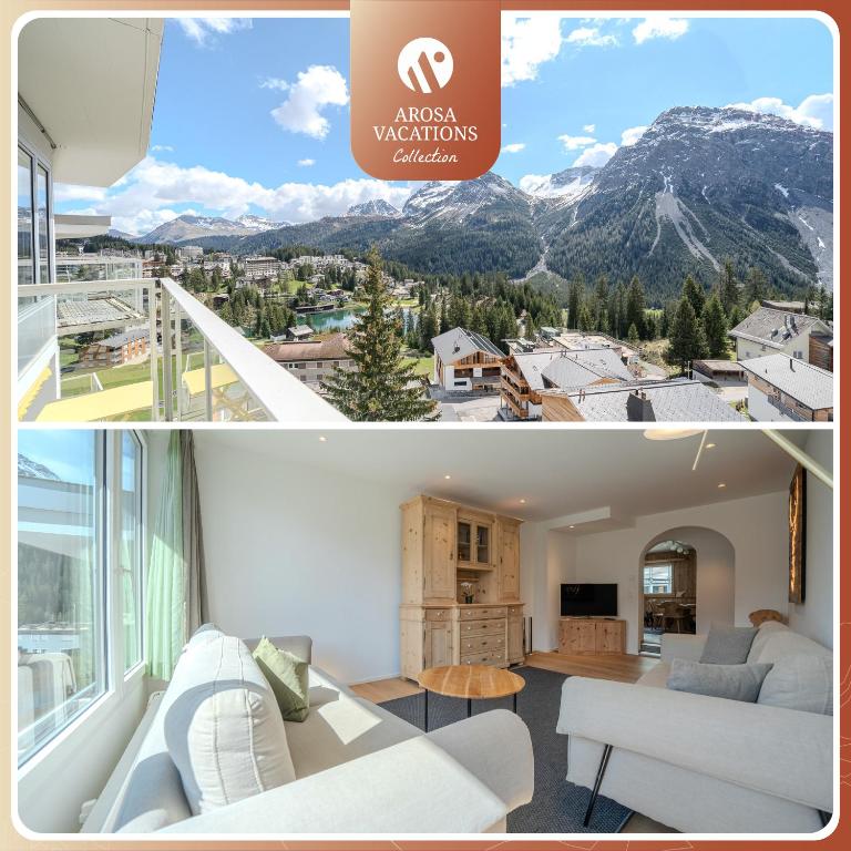 Viktoria A44 by Arosa Vacations, exklusives App im Zentrum mit privater Garage & Panoramablick