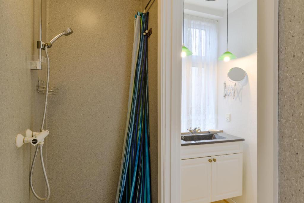 Koupelna v ubytování Viborg City Rooms
