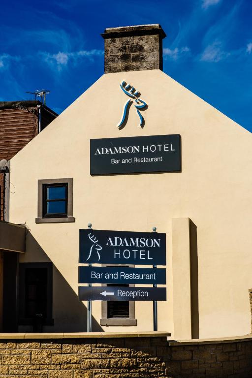 Certifikát, hodnocení, plakát nebo jiný dokument vystavený v ubytování Adamson Hotel