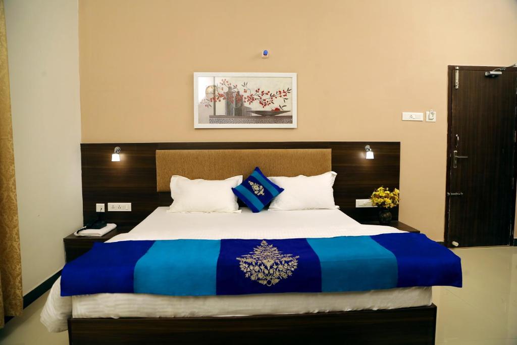 Postel nebo postele na pokoji v ubytování Premier Inn