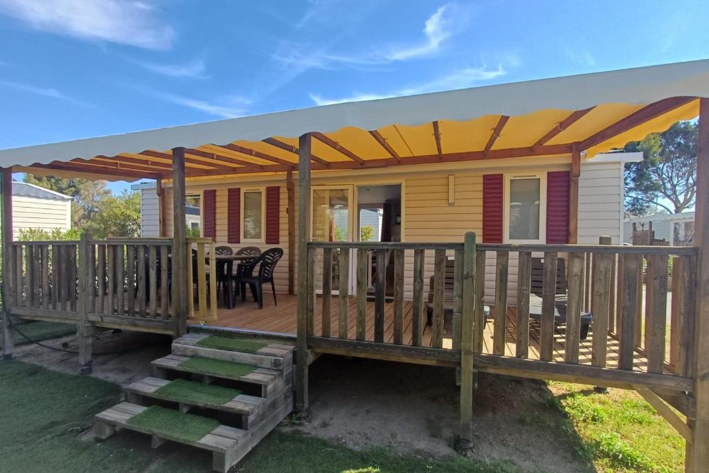 Mobil-home 3 chambres 8 personnes