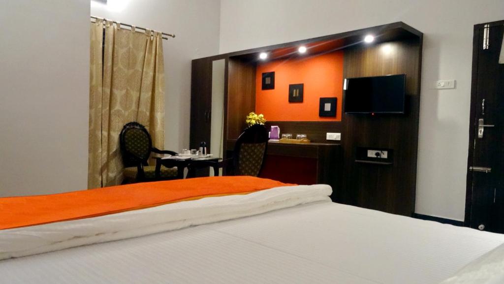 Postel nebo postele na pokoji v ubytování Premier Inn