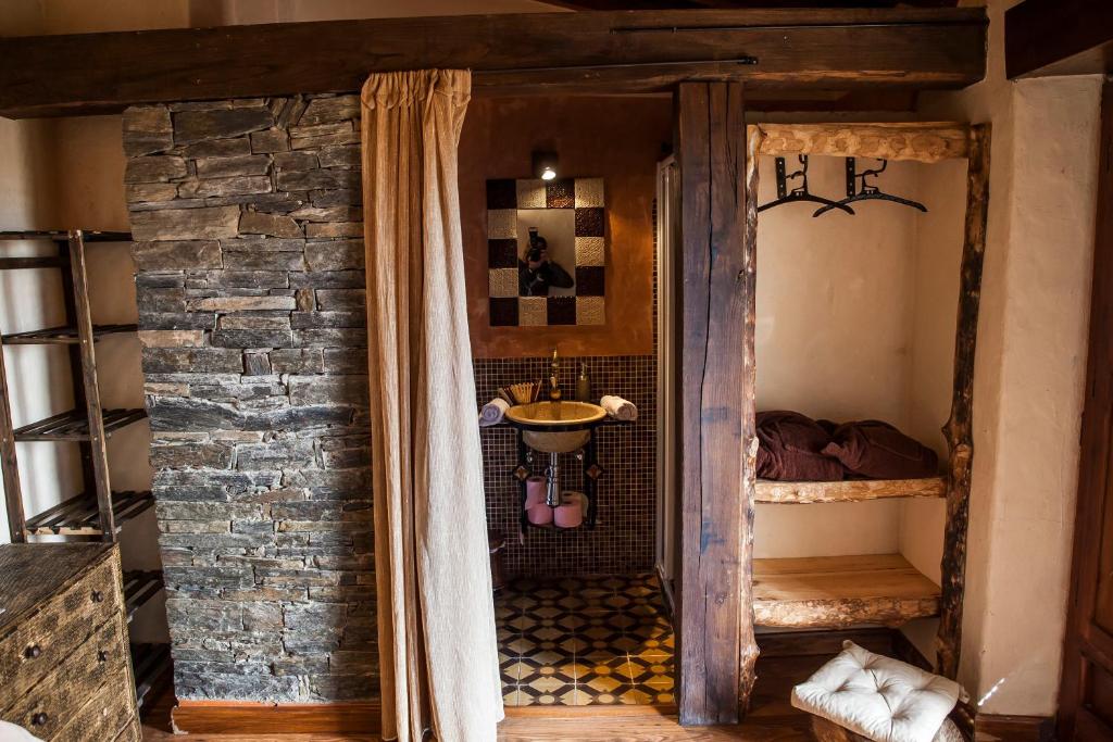 Postel nebo postele na pokoji v ubytování Orgullo Rural