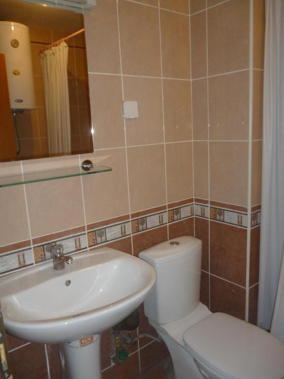 Koupelna v ubytování Hotel 7