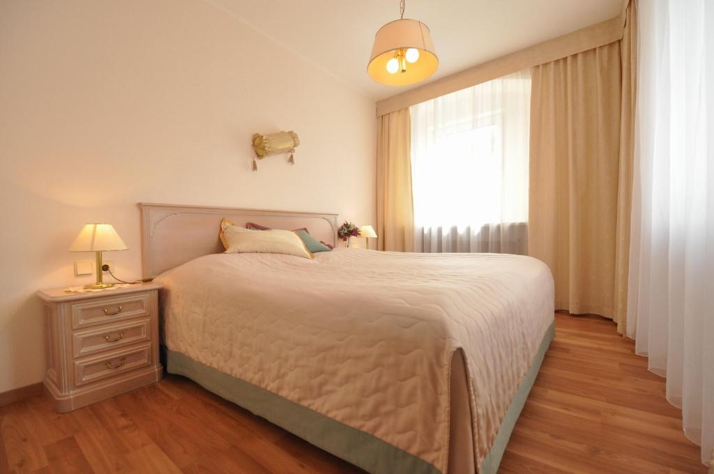 Voodi või voodid majutusasutuse Hotel-Restaurant Minichmayr toas