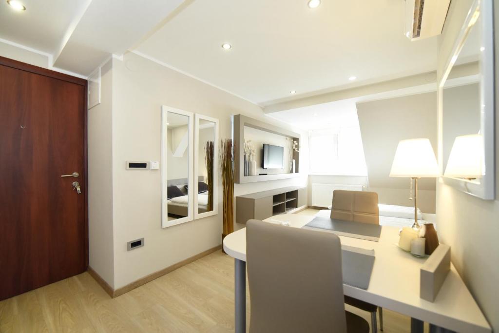 Televízia a/alebo spoločenská miestnosť v ubytovaní D&G Apartments Zagreb