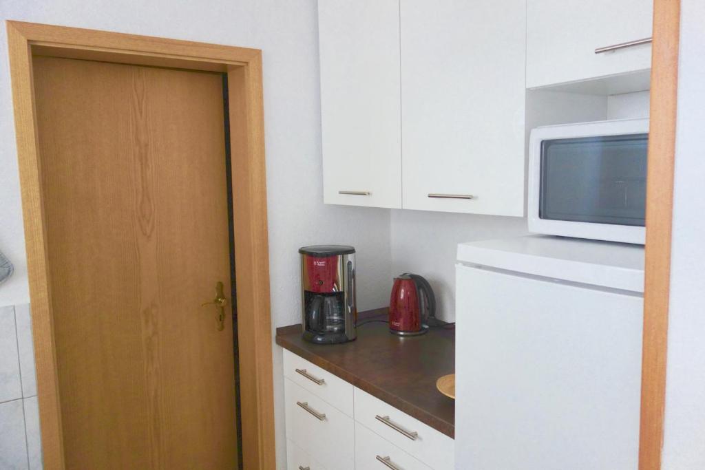 Kuchyň nebo kuchyňský kout v ubytování Villa Bergfried