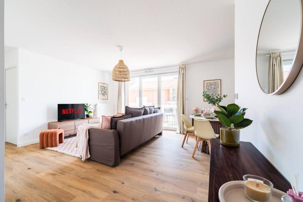 T3 Design & Lumineux avec Terrasse Privée