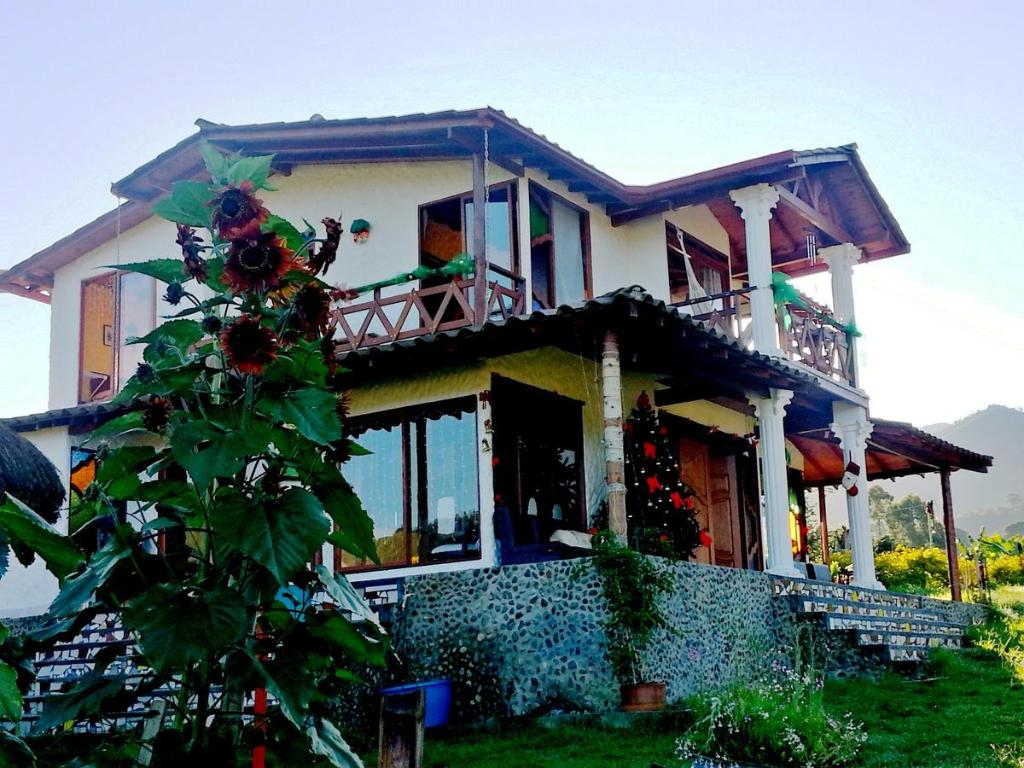 Budova, kde se bed and breakfast nachází