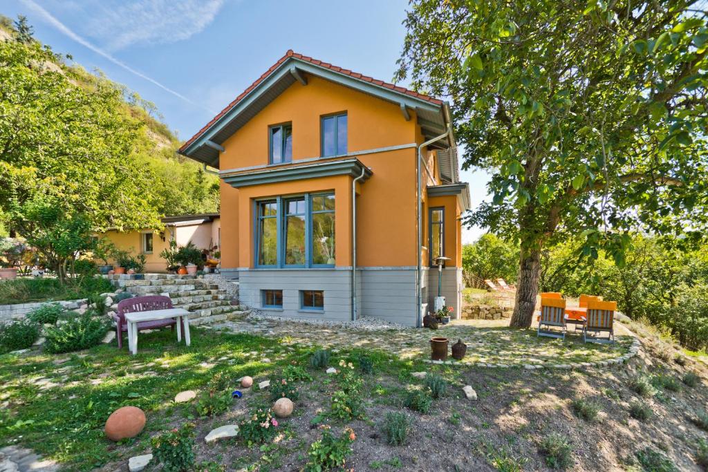 Zahrada ubytování Appartement-Weinberg