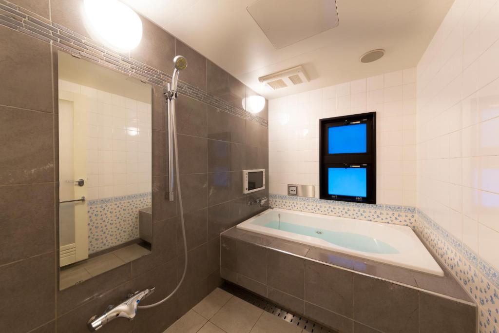 Koupelna v ubytování Hotel Lotus Nara (Adult Only)