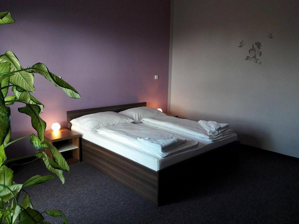 Postel nebo postele na pokoji v ubytování Hotel Golf Bitozeves