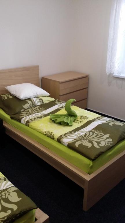 Postel nebo postele na pokoji v ubytování Ubytování Němčičky