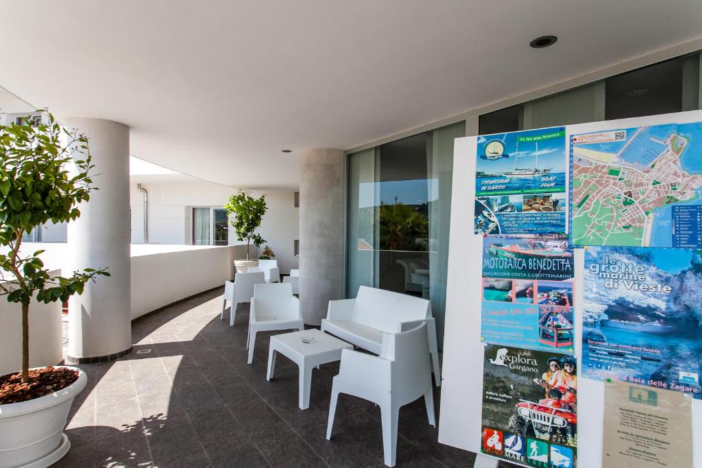Χώρος καθιστικού στο Hotel Scialì