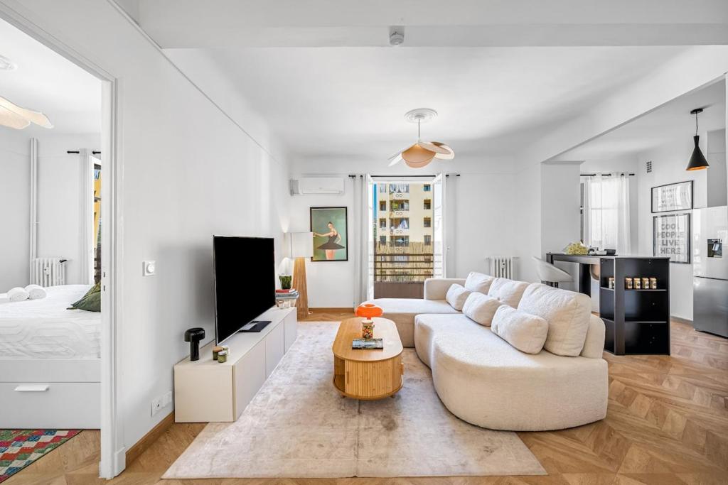 Cozy & Stylish with Air conditioning & Balcony - Libération