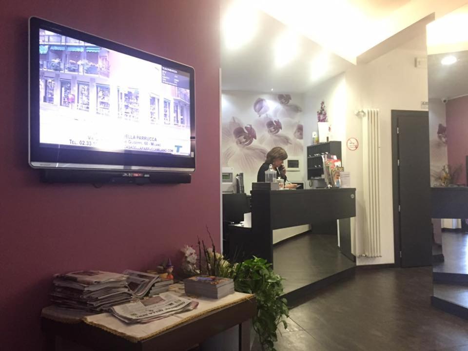 TV a/nebo společenská místnost v ubytování Hotel Renato