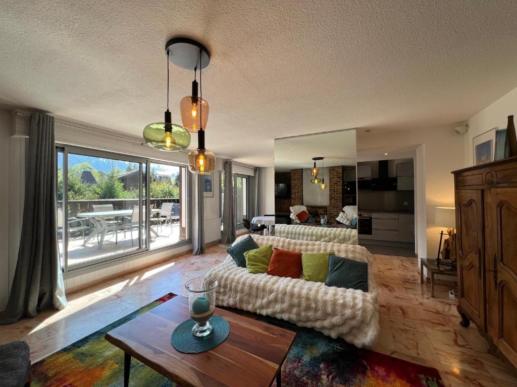 Appartement Agata spacieux à Chamonix avec terrasse et parking privé