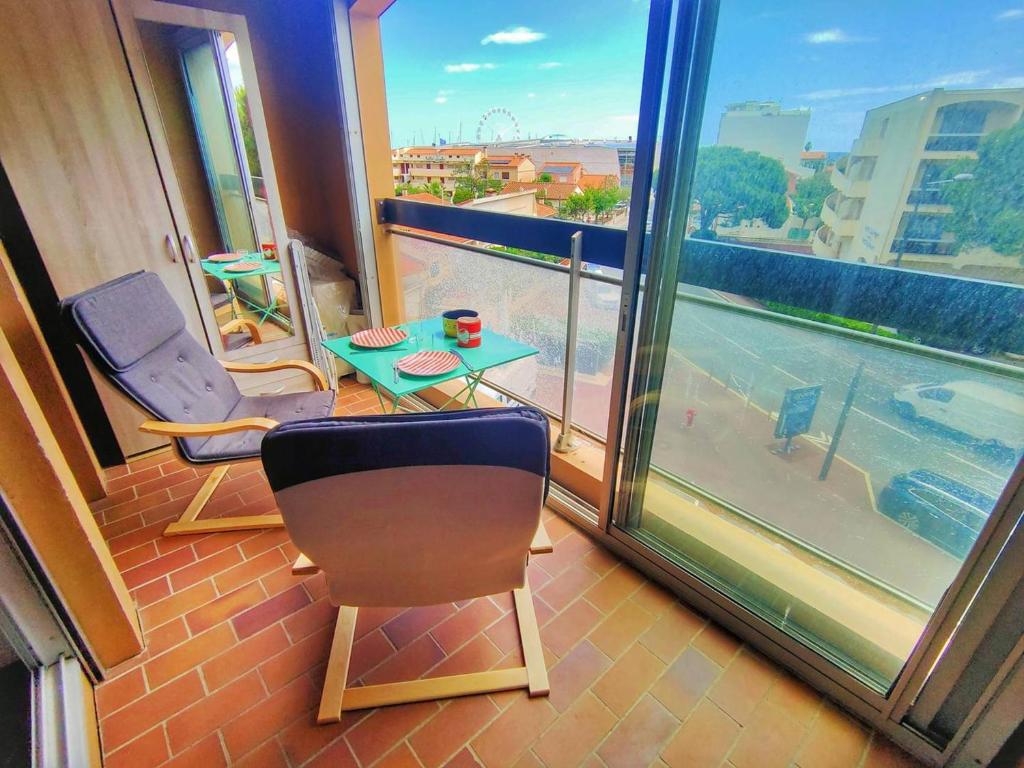 Studio cabine avec parking, vue mer - 4 pers.