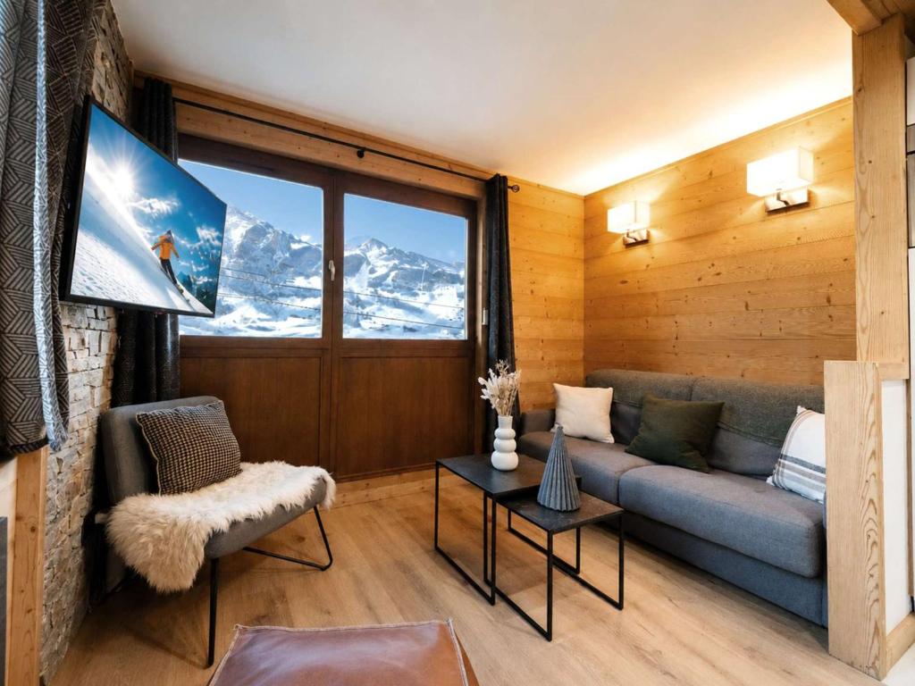 Appartement rénové 34m², 4 pers, 2 ch, au cœur de Val Thorens avec accès pistes et WIFI