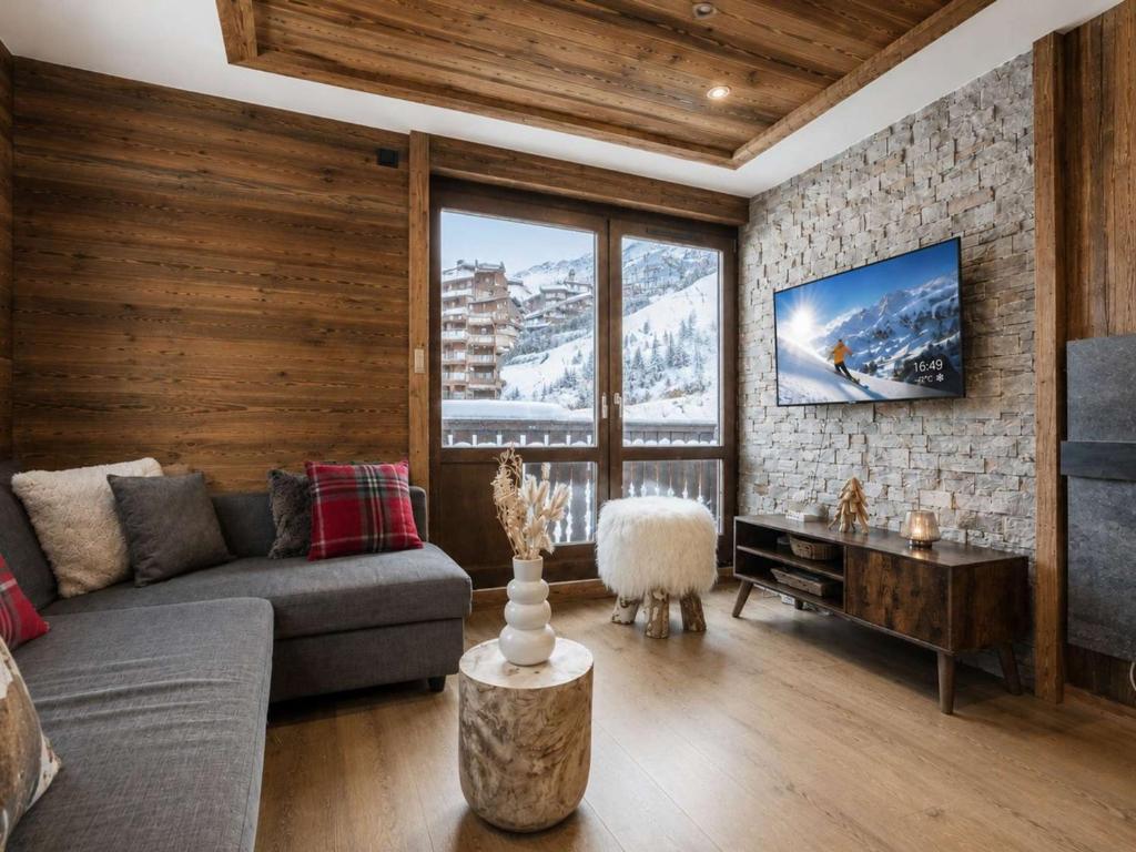 Appartement moderne 3 pièces pour 4 personnes à Val Thorens avec wifi
