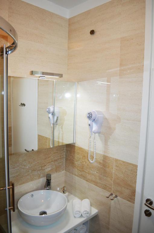 Koupelna v ubytování Apartmani Milin