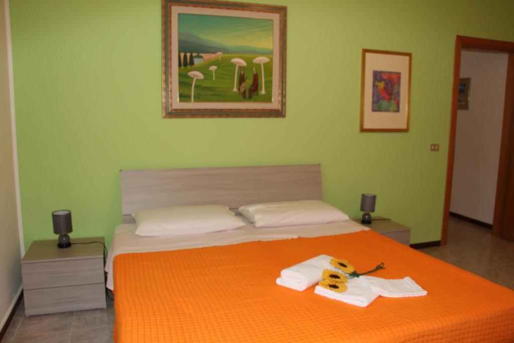 Postel nebo postele na pokoji v ubytování B&B Alborada