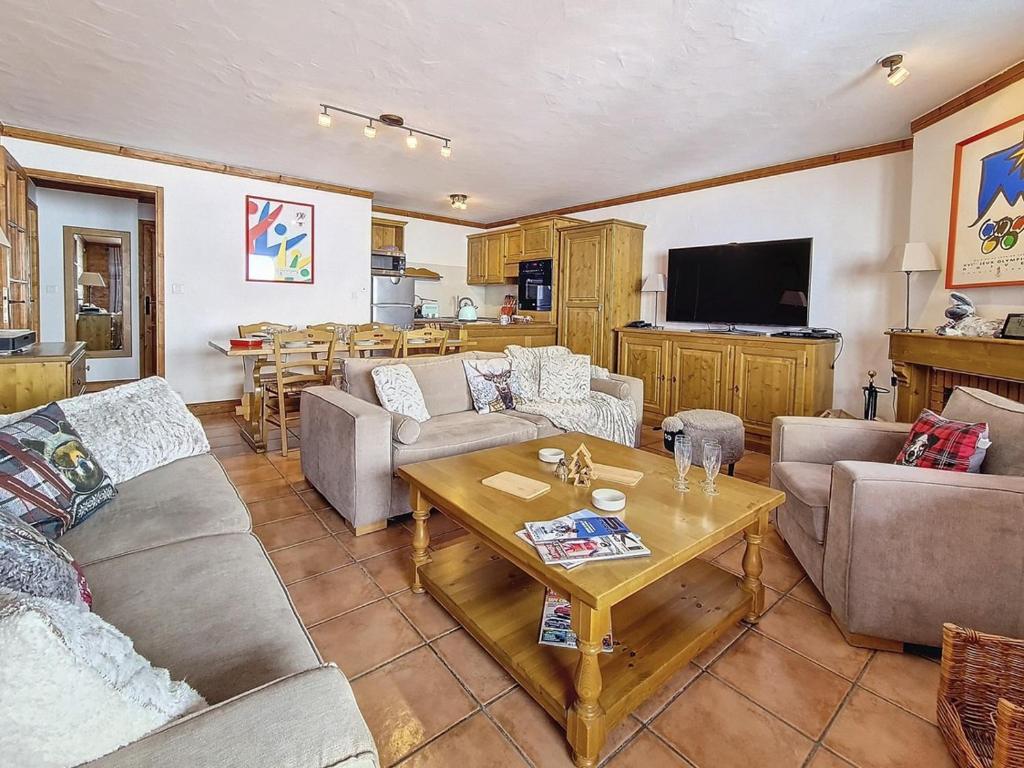 Appartement spacieux 75m², Pied des pistes, Balcon Sud-Ouest