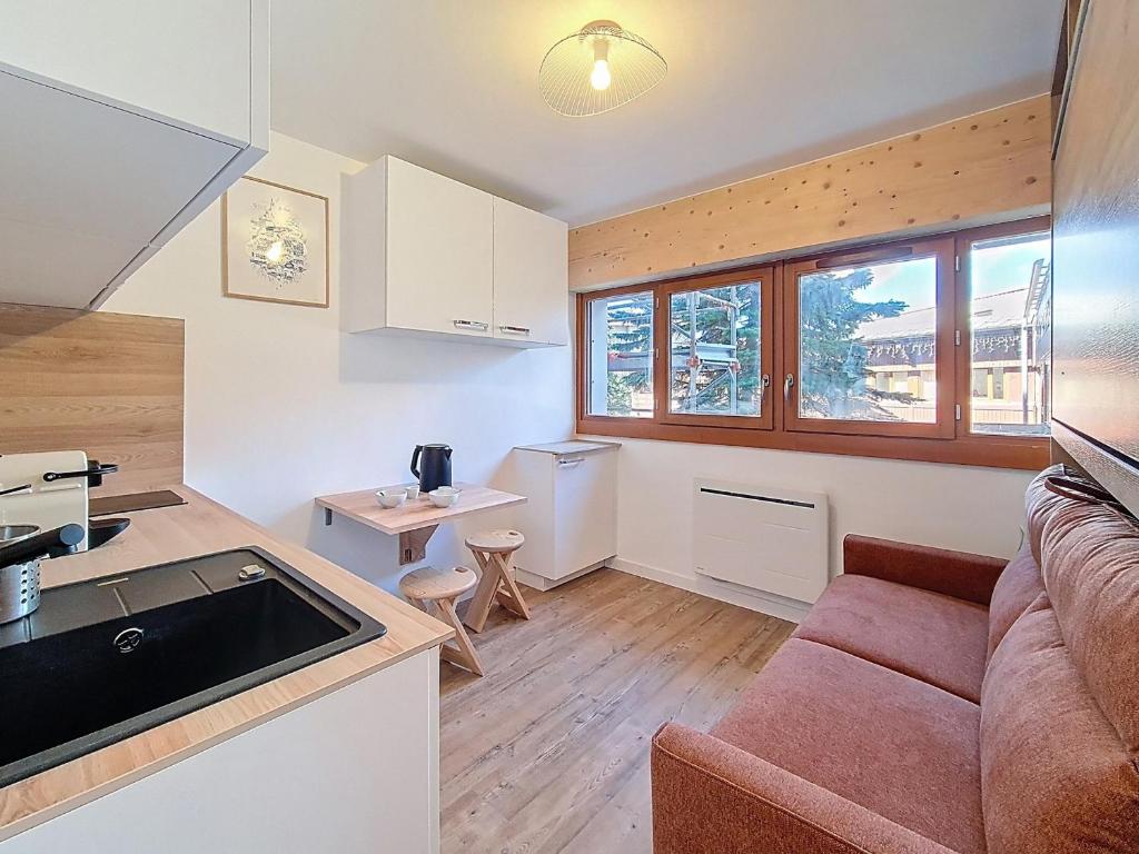 Studio rénové au pied des pistes avec WIFI