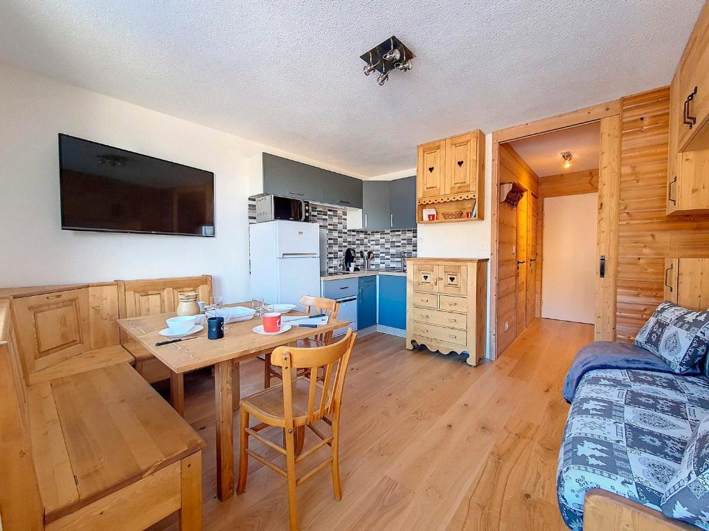 Studio charmant avec balcon, au pied des pistes, 4 pers.