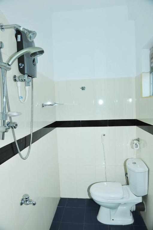 Koupelna v ubytování Hotel Glee