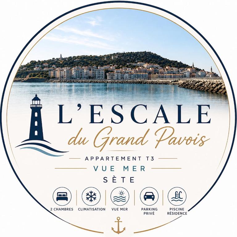 Vue mer en 1ère ligne, 2 chambres, Clim et Parking