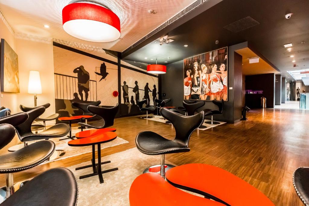 Posezení v ubytování Bohem Art Hotel