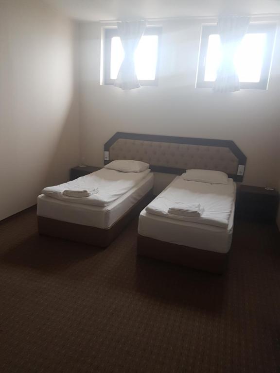Postel nebo postele na pokoji v ubytování Hotel Podkovata